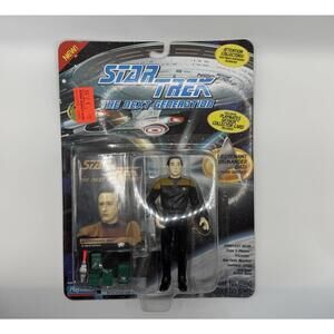 Star Trek Lieutenant Commander Data in Movie Uniform The Next Generation 1994